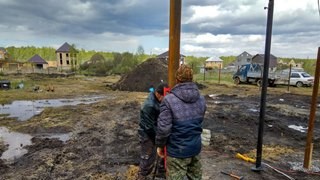 Заказать монтаж винтовых свай в Белореченск - цена под ключ с доставкой от 1906 шт
