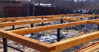 Пол на винтовых сваях Белореченск цена от 15881 руб.